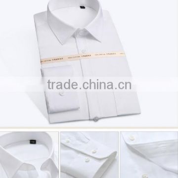 Top Branded white 100% egyptian cotton men formal shirt design