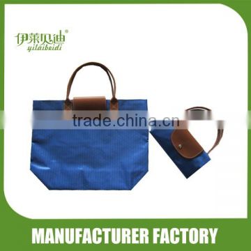 600D polyester folding shopping bags / tote bags