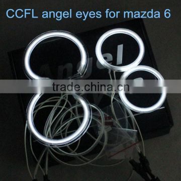 car ccfl led angel eyes headlight drl halo ring angel eyes kit for mazda 6 non projector 2x72mm 2x98.7mm ccfl ring error free