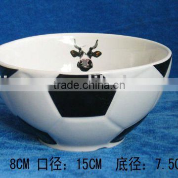 football ceramic bowl JTB-01, ceramic bowls