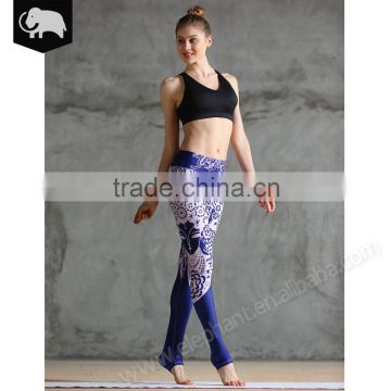 Womens High Waist Athletic Fitness Yoga Sport Pants printed yoga leggings