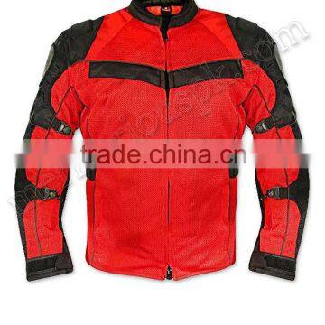 Gents Red Textile Cordura Jackets