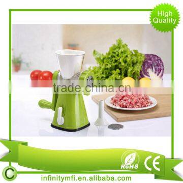 Multifunction Stainless Steel Blade Household Manual Meat Grinder Mincer Spice Vegetable Chopper