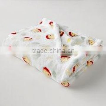 Super warm & comfortable Coral Baby Blanket with cute printing