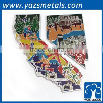 high quality metal badge custom factory