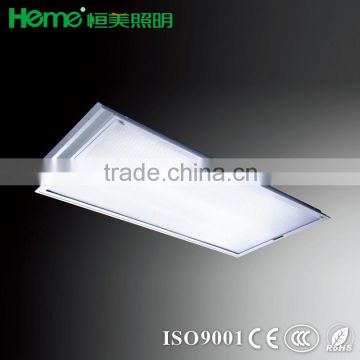 Fluorescent recessed prismatic disffuser lighting fixture