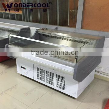 1.5M New Style supermarket Commercial meat display freezer