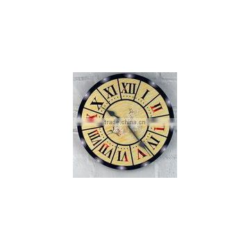 home goods dye sublimation hardboard wall clock wholesales