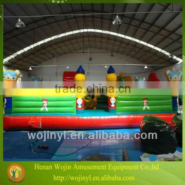 Funny and exciting happy bouncy castle/kids playing jumping house