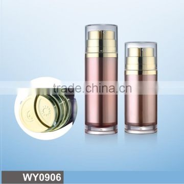 WY0906 double chamber dip-tube acrylic bottle, acrylic essential bottle,acrylic lotion bottle