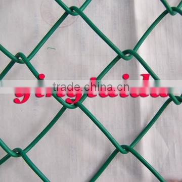 security pvc coated and galvanized chain link fence factory price