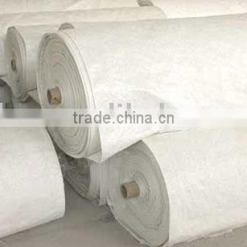 White PP woven geotextile
