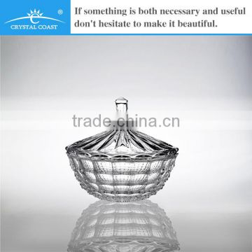 crystal glass candy jars wholesale, candy glass jars with lids