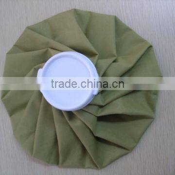 9 inch ice bag with classic green imprint