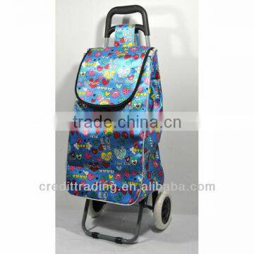 2013 Colorful Folding Shopping Trolley Bag with Wheels