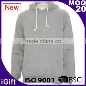 Latest design cheap plain pullover hoodies