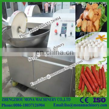Automatic stepless bowl cutter machine for cutting sausage meat Hummus Machine meat bowl cutter/ sausage making