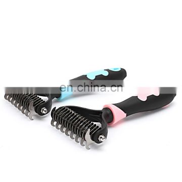 Dog Brushes And Combs Pet Hair Grooming Brush Dog Hair Cleaning Deshedding Tools
