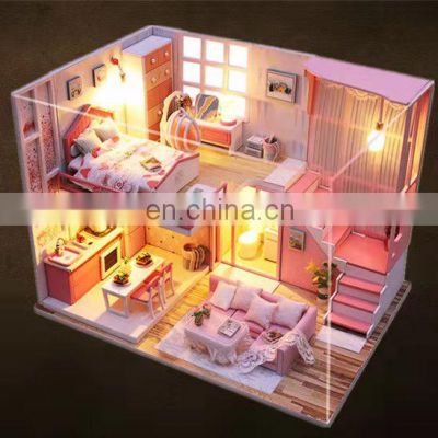 DIY doll house model , small miniature house model for fun