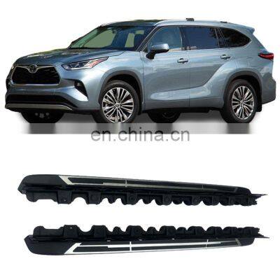 High quality popular auto parts black Car Aluminum Side Step for Highlander Running Board