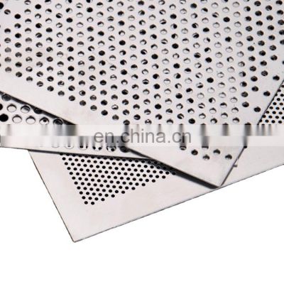 Round Hole Perforated Stainless Steel 304 Plate wire mesh screen