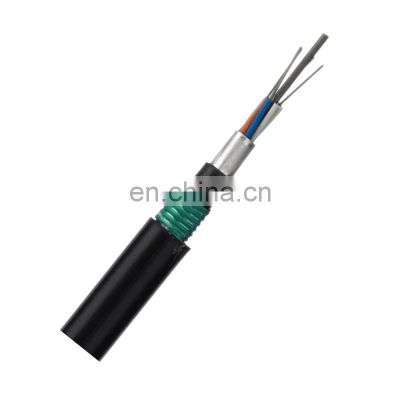 Outdoor 24 core single mode armoured durect buried fiber optic cable price per meter