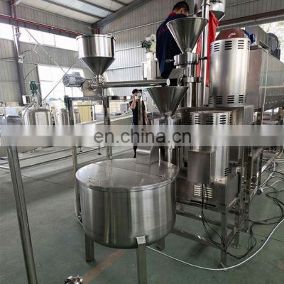 Factory Butter Making Machine For Tiger Nut Nut Grinder Cashew Machine Continuous Hazelnut Peanut Butter Processing Machinery