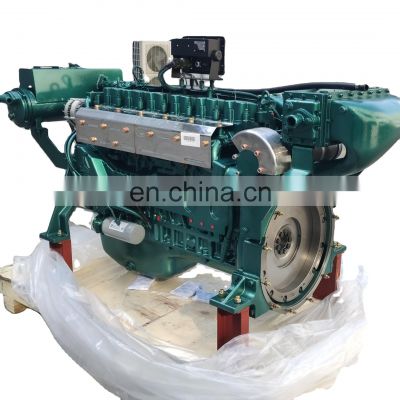 Chinese factory 6 cylinder sinotruk 240hp/1800rpm WD615 series WD615.67C01N1 ship marine engine