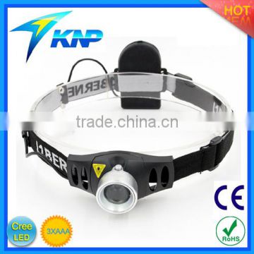125 Lumens 2 Modes Dimming High Power Zoom LED XPE Headlamp