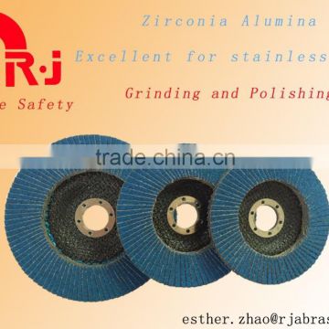 Quality Zirconia Alumina Flap Discs excellent for stainless steel