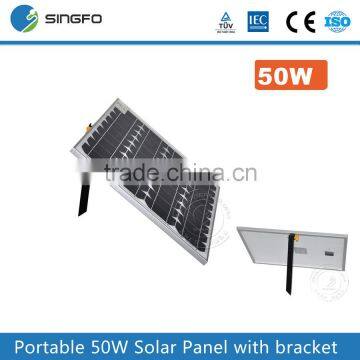 Hight efficiency Solar Panel with Bracket solar energy Mono/Poly 50W Solar panel system