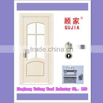 MDF interior PVC glass door