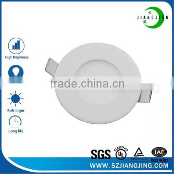 china factory cool white 3W round led panel light manufacturers