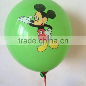 hot selling 10" latex inflate printing balloon