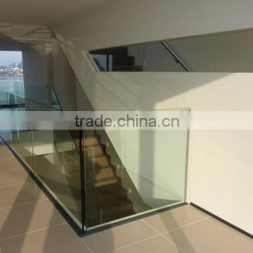 Indoor tempered Glass for Railing with EN12150/ AS/NZS2208:1996 BS6206