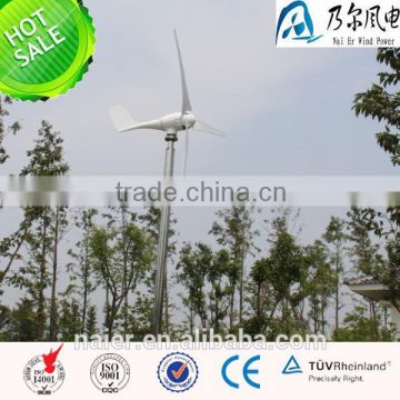 ISO9001 approved 500w 12/24/48v wind turbine/windmill for home use made in china