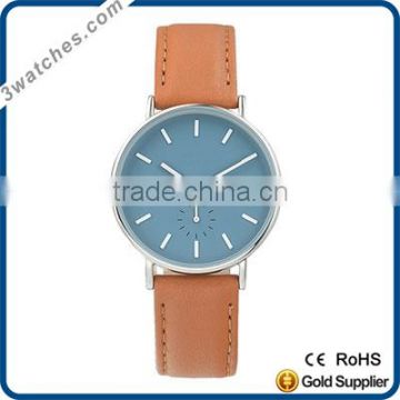 custom limited edtion watch alloy case watch quartz watch waterproof genuine leather band watch the classic alloy watches