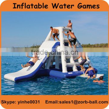 2016 Hot sale inflatable water tower with slide, inflatable water glide