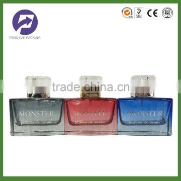 Rectangle Car Perfume Glass Bottle 50ml