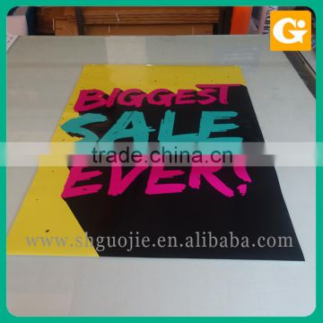 Outdoor Christmas Advertising Banner Poster Stands For Retail Store