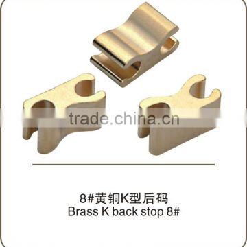 Brass K Bottom Stopper No.8 zipper garment accessories