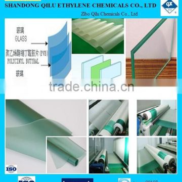 Alibaba good quality 0.38mm/0.76mm PVB film in building glass with ISO