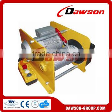compact safe electric winch wire rope winches DIN15020