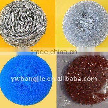 Galvanized mesh Scourer,steel scourer,metal scourer