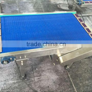 Food grade belt conveyor for heavy duty