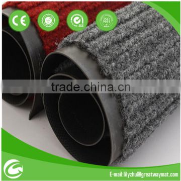 polyester pile with pvc backing slip mat
