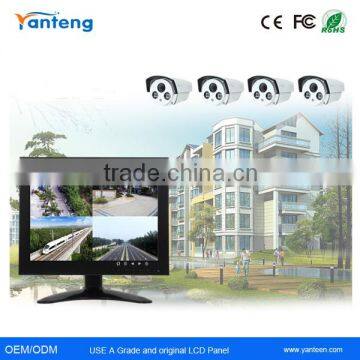 IPS screen 8inch touchscreen cctv lcd monitor for Commercial and industrial security field