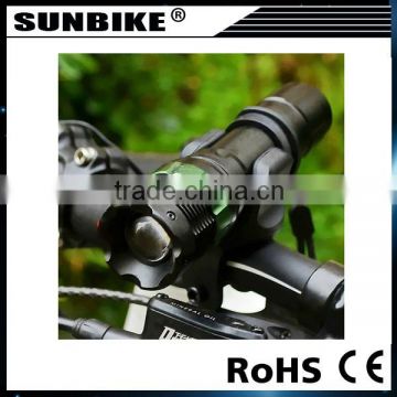 2015 hot sale factory rechargeable bicycle light