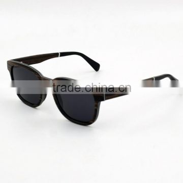 Unisex Sandal Wood Sunglasses Acetate tips