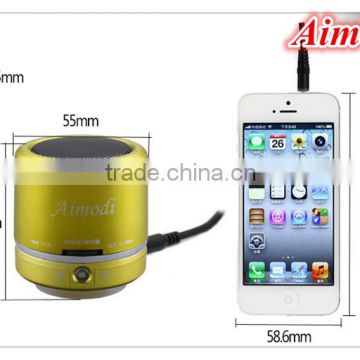 Mobile Phone Use, Customized Logo Promtional speaker Gifts items, Music Player Mini Speaker Portable, USB/TF/SD